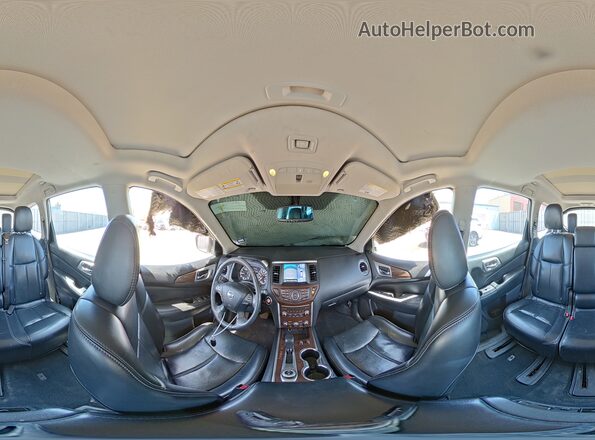 5N1DR2MM2HC643083 2017 NISSAN PATHFINDER White 360 interior view