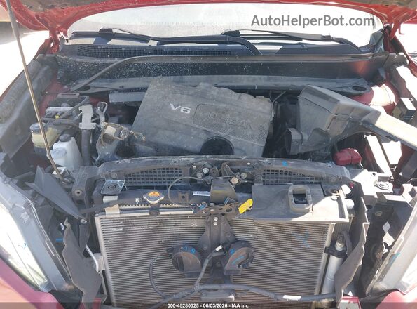 5N1DR2MM2HC685642 2017 NISSAN PATHFINDER Burgundy Widok z tyłu