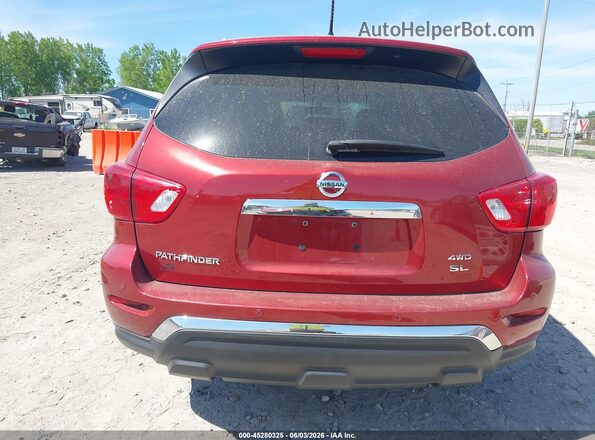5N1DR2MM2HC685642 2017 NISSAN PATHFINDER Burgundy 