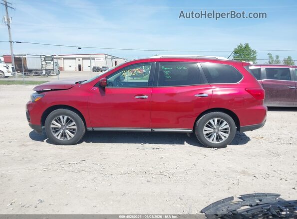5N1DR2MM2HC685642 2017 NISSAN PATHFINDER Burgundy 