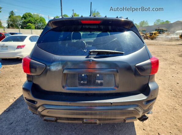 5N1DR2MM2JC604984 2018 NISSAN PATHFINDER Black Widok z tyłu