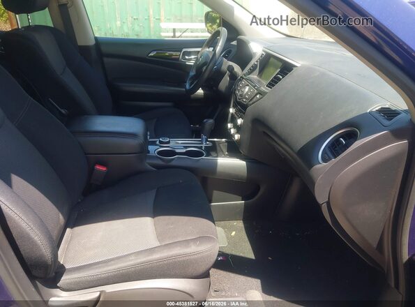 5N1DR2MM2JC617122 2018 NISSAN PATHFINDER Blue Vista interior delantera