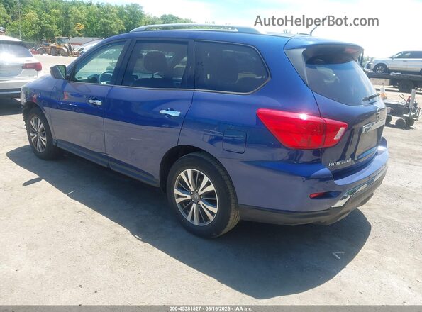 5N1DR2MM2JC617122 2018 NISSAN PATHFINDER Blue Trasero izquierdo