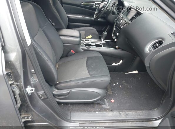 5N1DR2MM2JC627181 2018 NISSAN PATHFINDER Gray Widok wnętrza z przodu