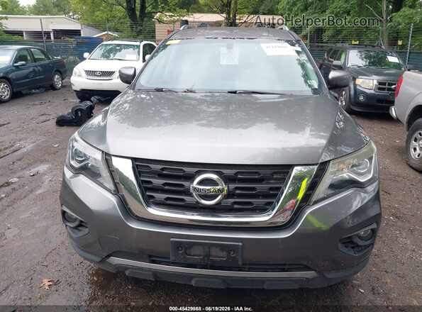 5N1DR2MM2JC627181 2018 NISSAN PATHFINDER Gray Widok z przodu
