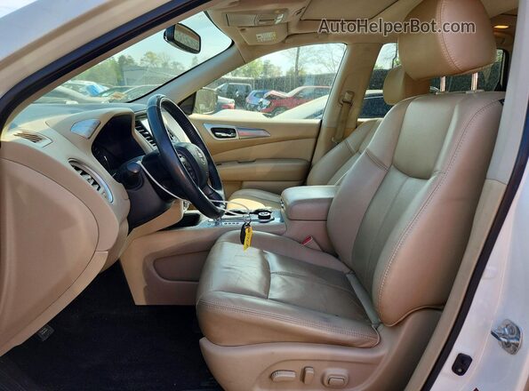 5N1DR2MM2JC678227 2018 NISSAN PATHFINDER White წინა სალონის ხედი