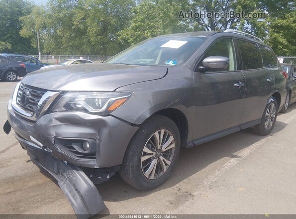 5N1DR2MM2KC579344 2019 NISSAN PATHFINDER Gray წინა მარცხენა ხედი სამი მეოთხედიდან