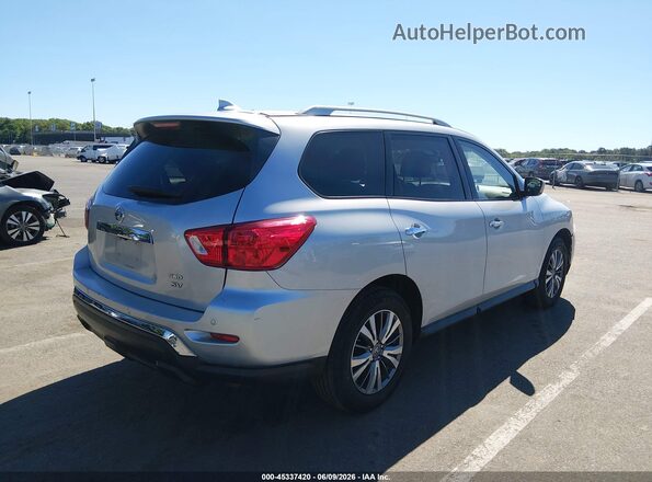 5N1DR2MM2KC588917 2019 NISSAN PATHFINDER Silver Задня права чверть