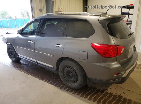 5N1DR2MM3HC647546 2017 NISSAN PATHFINDER Gray Trasero izquierdo