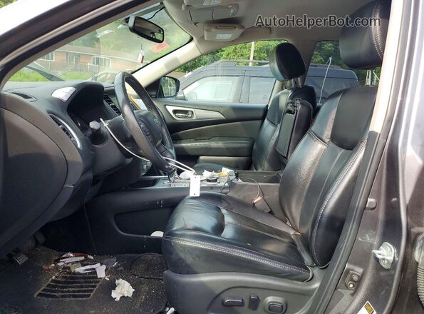 5N1DR2MM3HC688890 2017 NISSAN PATHFINDER Gray Front interior view
