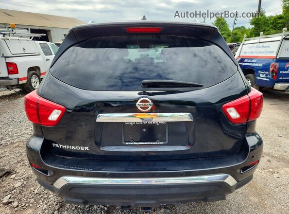 5N1DR2MM3JC627657 2018 NISSAN PATHFINDER Black Widok z tyłu