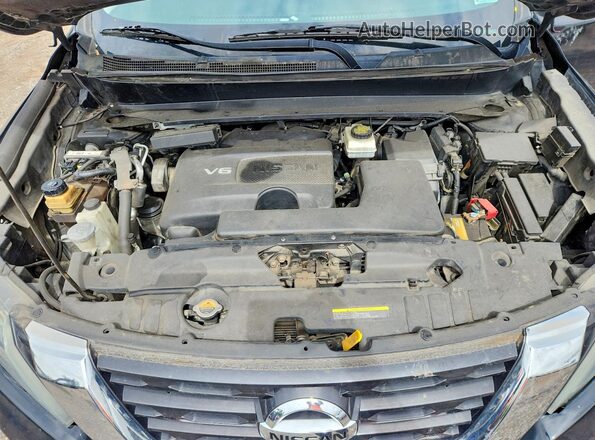 5N1DR2MM3JC627657 2018 NISSAN PATHFINDER Black Widok komory silnika