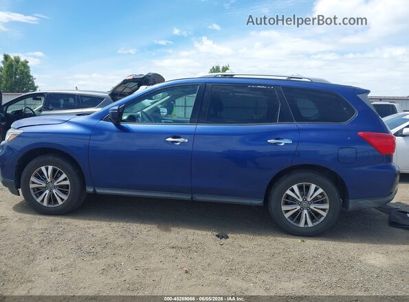 5N1DR2MM3JC654034 2018 NISSAN PATHFINDER Blue სალონის 360-გრადუსიანი ხედი