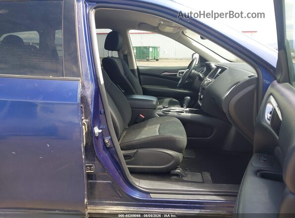 5N1DR2MM3JC654034 2018 NISSAN PATHFINDER Blue წინა სალონის ხედი