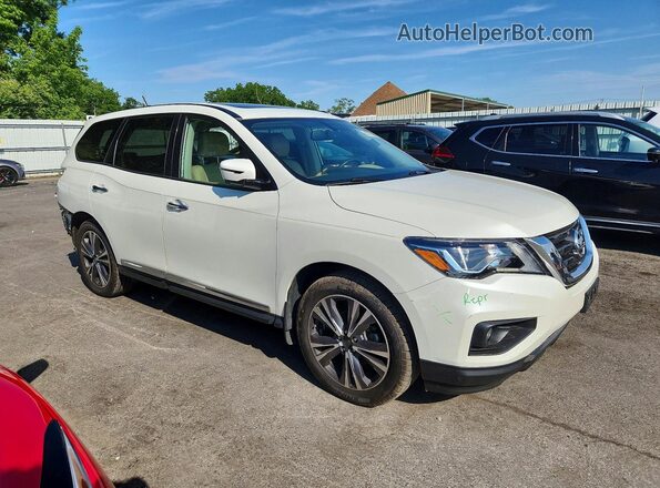 5N1DR2MM3JC678690 2018 NISSAN PATHFINDER White Передня права чверть