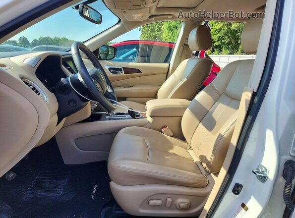 5N1DR2MM3JC678690 2018 NISSAN PATHFINDER White Вид салону спереду