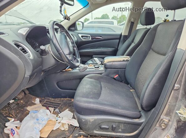 5N1DR2MM3KC638921 2019 NISSAN PATHFINDER Gray Вид салону спереду