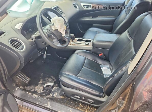 5N1DR2MM3KC651183 2019 NISSAN PATHFINDER Gray წინა სალონის ხედი