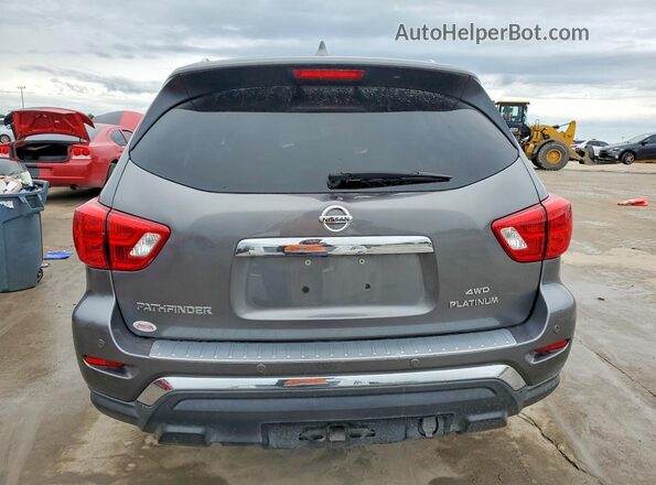 5N1DR2MM3KC651183 2019 NISSAN PATHFINDER Gray უკანა ხედი