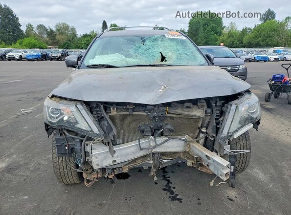 5N1DR2MM4KC638765 2019 NISSAN PATHFINDER Gray წინა ხედი