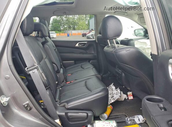 5N1DR2MM4KC638765 2019 NISSAN PATHFINDER Gray უკანა სავარძლების ხედი
