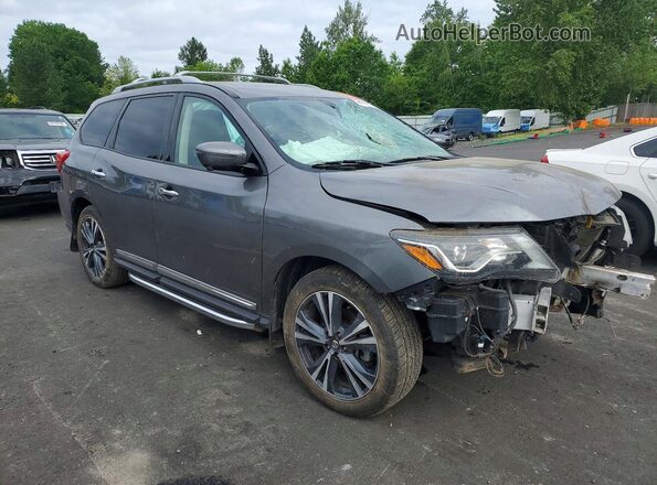 5N1DR2MM4KC638765 2019 NISSAN PATHFINDER Gray წინა მარჯვენა