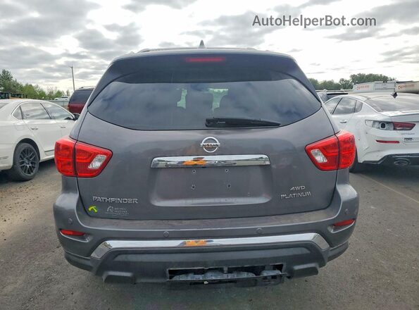 5N1DR2MM4KC638765 2019 NISSAN PATHFINDER Gray უკანა ხედი