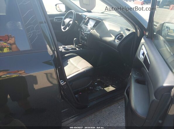 5N1DR2MM4KC643593 2019 NISSAN PATHFINDER Black Front interior view