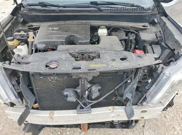5N1DR2MM5HC604892 2017 NISSAN PATHFINDER Gray Vista del compartimento del motor