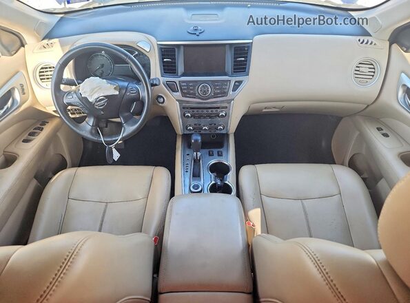 5N1DR2MM5HC669354 2017 NISSAN PATHFINDER Blue წინა პანელის ხედი