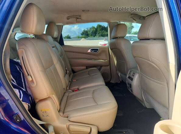 5N1DR2MM5HC669354 2017 NISSAN PATHFINDER Blue უკანა სალონის ხედი