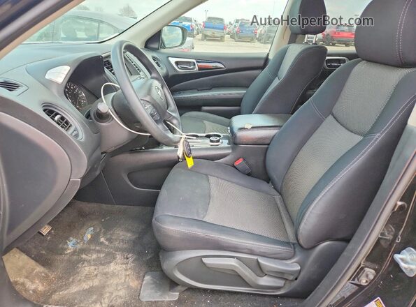5N1DR2MM5JC622198 2018 NISSAN PATHFINDER Black Вид салону спереду