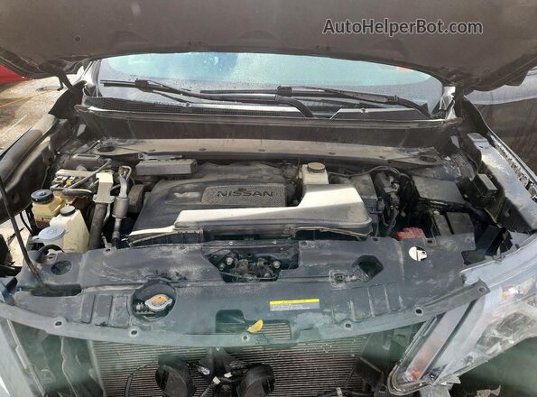 5N1DR2MM5JC649157 2018 NISSAN PATHFINDER Black Engine compartment view
