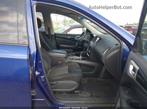 5N1DR2MM5JC653628 2018 NISSAN PATHFINDER Blue Вид салону спереду