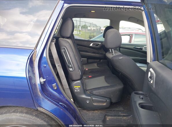 5N1DR2MM5JC653628 2018 NISSAN PATHFINDER Blue Вид наклейки з VIN-кодом