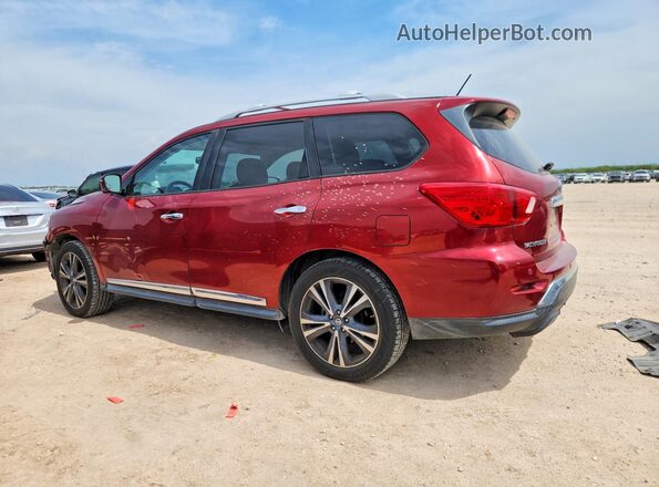 5N1DR2MM5JC673877 2018 NISSAN PATHFINDER Red Trasero izquierdo