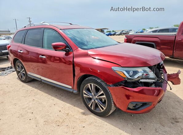 5N1DR2MM5JC673877 2018 NISSAN PATHFINDER Red Delantero derecho