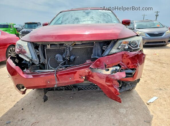 5N1DR2MM5JC673877 2018 NISSAN PATHFINDER Red Vista frontal