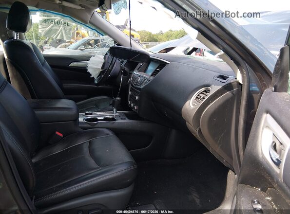 5N1DR2MM5KC608545 2019 NISSAN PATHFINDER Gray Widok wnętrza z przodu