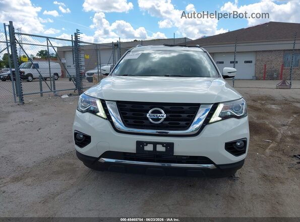 5N1DR2MM5KC622042 2019 NISSAN PATHFINDER White Instrument cluster view