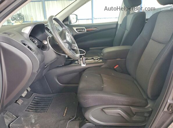 5N1DR2MM6HC622365 2017 NISSAN PATHFINDER Gray Вид салону спереду