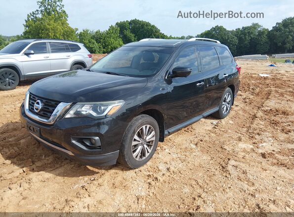 5N1DR2MM6HC698796 2017 NISSAN PATHFINDER Black Առջևի ձախ երեք քառորդ տեսարան