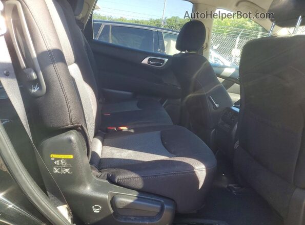 5N1DR2MM6HC913092 2017 NISSAN PATHFINDER Black Вид задніх сидінь