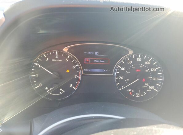 5N1DR2MM6HC913092 2017 NISSAN PATHFINDER Black Вид щитка приладів