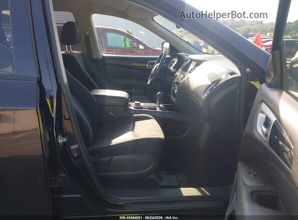 5N1DR2MM6JC609122 2018 NISSAN PATHFINDER Black Front interior view