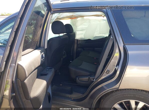 5N1DR2MM7HC617577 2017 NISSAN PATHFINDER Gray Widok naklejki z numerem VIN