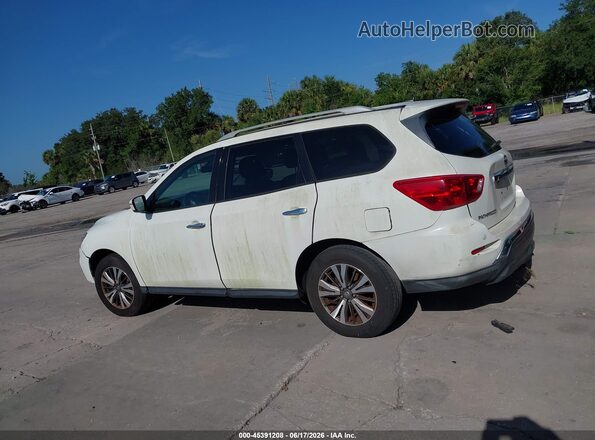 5N1DR2MM7HC637781 2017 NISSAN PATHFINDER White Вид задньої частини салону