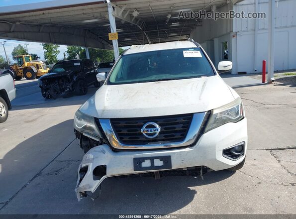 5N1DR2MM7HC637781 2017 NISSAN PATHFINDER White Вид панелі приладів