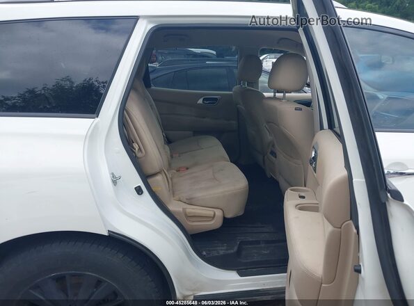5N1DR2MM7HC644830 2017 NISSAN PATHFINDER White VIN sticker view