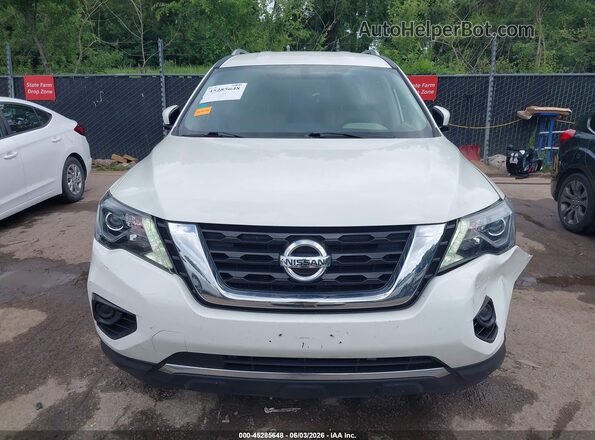 5N1DR2MM7HC644830 2017 NISSAN PATHFINDER White Instrument cluster view
